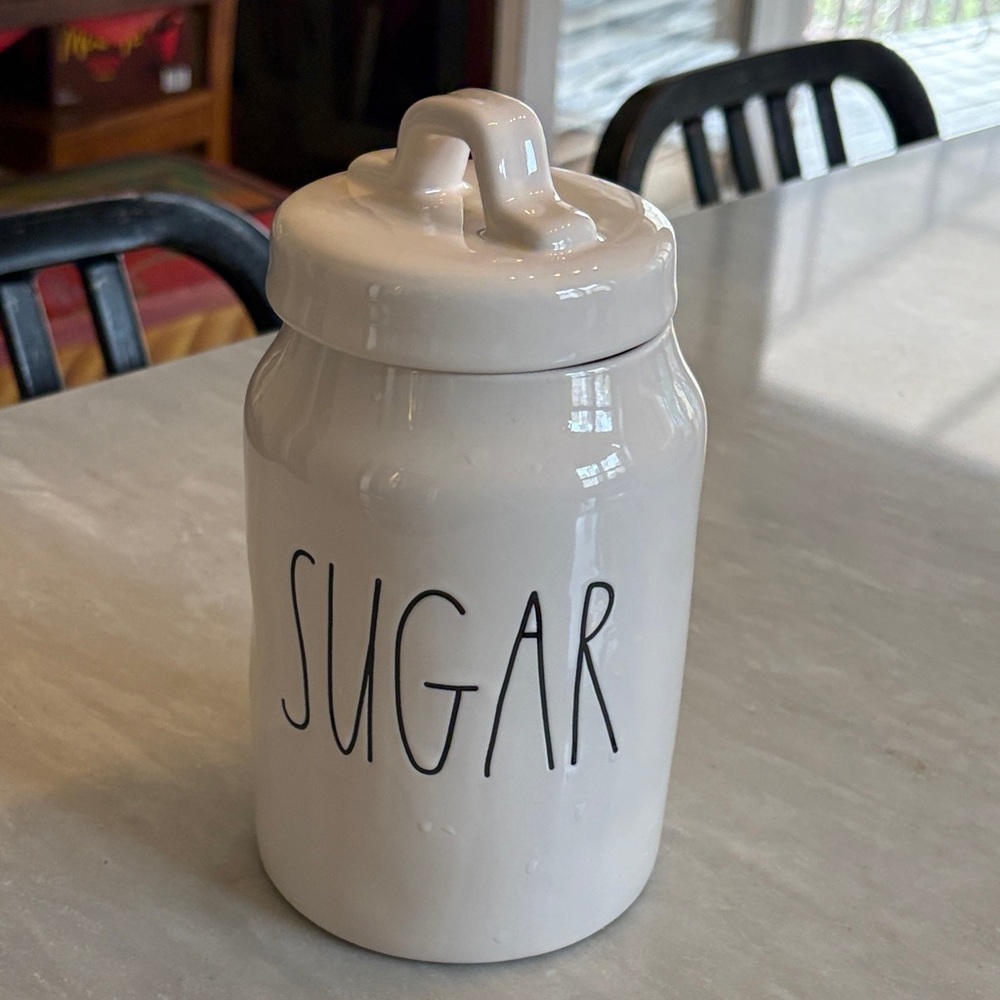 Sugar canister by Rae Dunn